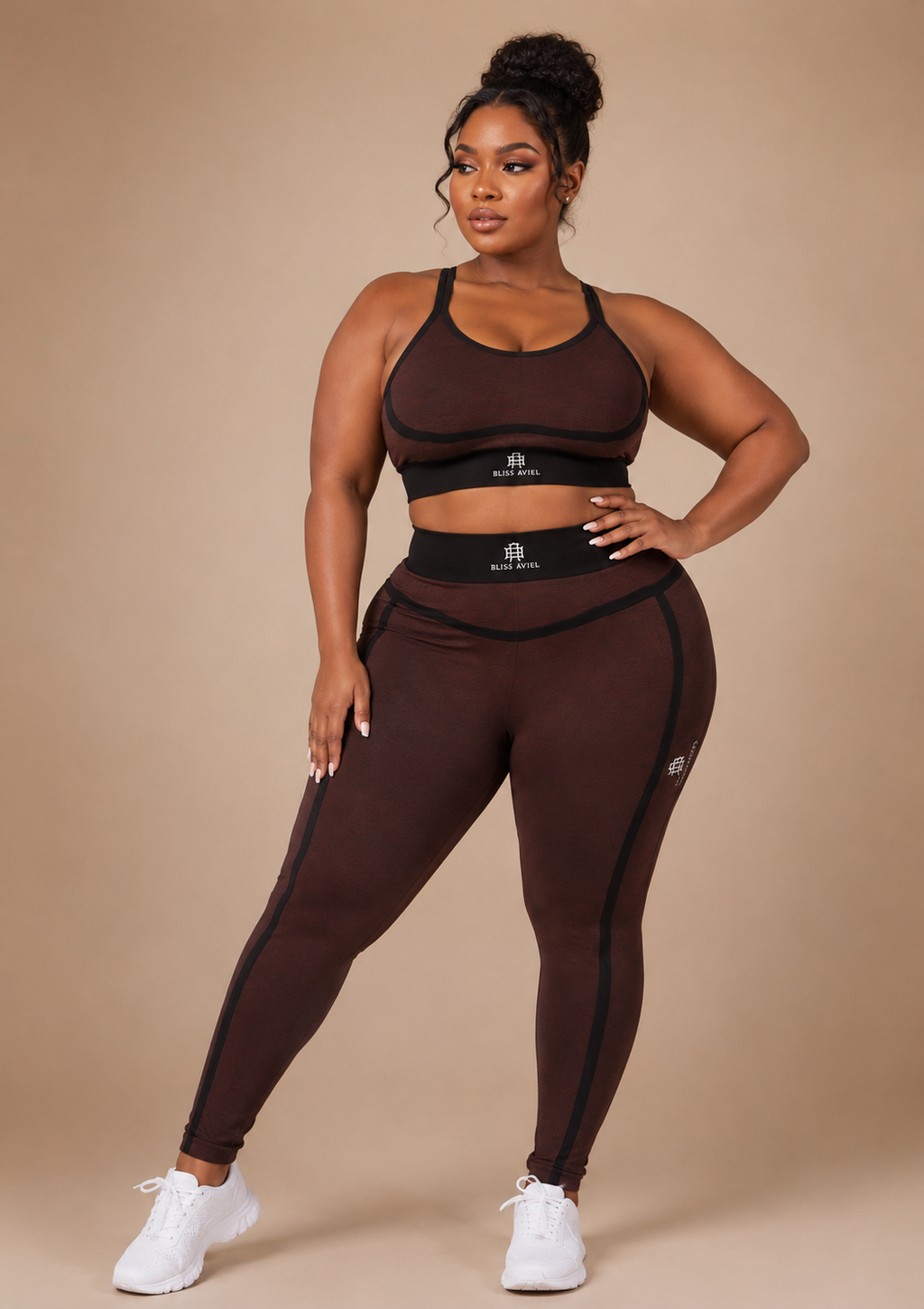 Velvet mocha leggings